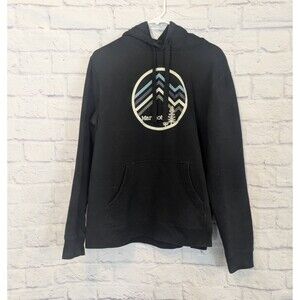 Marmot Mountain Graphic Cotton Blend Hoodie Outdoor Casual Size L